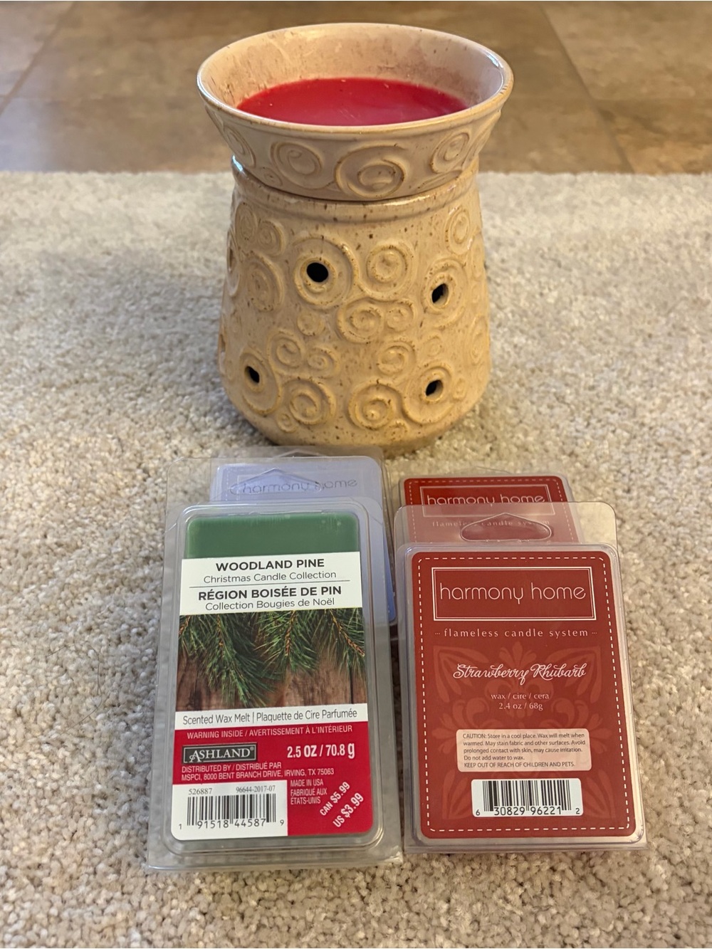 Scentsy Ceramic Wax Warmer with Wax Melts